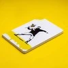 Pininfarina Segno Notes PININFARINA Banksy, 14x21 cm, 128 stron, gėlė
