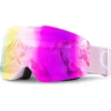Qunature Rožinė Frameless Ski Goggles – Rožinė