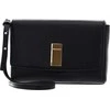 Piquadro, Dafne, Leather Handbag, Sistem RFID, Juodas, 19 cm