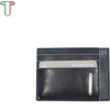 Piquadro, Mėlyna Square, Leather Card Holder, PP2762B2R / N, Juodas, For Men