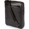 Piquadro, Obidos, Small, Leather Crossbody Bag, Juodas, 22 x 28 x 5 cm, For Men