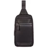 Piquadro, Trakai, Leather - Fabric, Mono Sling, Textile Crossbody Bag, Juodas, 42021990, 31 x 18 x 7 cm, For Men