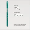 Dėklas PITAKA Ultra-Slim Monogram MagSafe Apple iPhone 17 Pro auksinis žalias