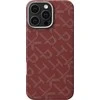Pitaka lytėjimo austas dėklas, PTK Raudona/auksinis – iPhone 16 Pro