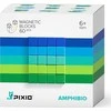 Pixio Amphibio magnetinių kaladėlių rinkinys, 60 vnt., 6+ metų vaikams, erdvinio mąstymo lavinimui, jūros spalvų