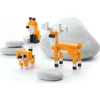 PIXIO Oranžinis Animals magnetinis rinkinys