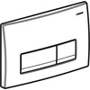 Geberit taustiņš Delta50, 246x164 mm, hroms