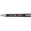 Žymeklis UNI Posca PC-5M, apvalus, 1.8 - 2.5 mm, sidabrinis