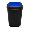 Šiukšliadėžė Plafor, 28 l, mėlyna/juoda