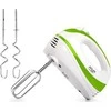 Plakiklis Adler | Mixer | AD 4205 g | Hand Mixer | 300 W | Greičių skaičius 5 | Turbo mode | Baltas/Žalias