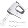 Virtuvinis kombainas Camry | Hand mixer | CR 4220w | Hand Mixer | 300 W | Greičių skaičius 5 | Turbo mode | Baltas