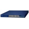 Šakotuvas Planet PLANET Layer 3 24-Port 10/100/1000T Zarządzany L3 Gigabit Ethernet (10/100/1000) Obsługa PoE Mėlyna