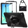 4kom.pl planšetinio kompiuterio dėklas Samsung Galaxy Tab S10 FE Plus S10 FE+ 13,1'' šarvuotas su rankena