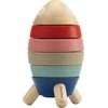 PlanToys edukacinė priemonė - žaislas Piramidė. Raketa. Stilinga (PT5402)