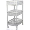 Plast Team Lentyna su ratukais, 294 mm x 685 mm x 29 mm, balta