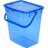 Miltelių konteineris Plast Team 10L skaidrus tamsiai mėlyna