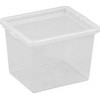 NHG Dėžė su dangčiu Basic box Plast Team 3L permatoma