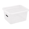 Dėžė su dangčiu Basic box Plast Team 52L permatoma