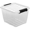 Plastikinė dėžė su fiksuojamu dangčiu Plast Team 3L Home Box