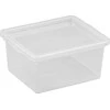 NHG Dėžė su dangčiu Basic box Plast Team 2L permatoma