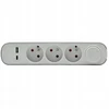 Plastrol Przedłużacz 3-gniazdowy schuko su włącznikiem i gniazdami usb-a i usb-c