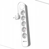 Plastrol 5 fiksuoti ilgintuvai su jungikliu ir USB A USB C lizdais 1,5 m PS-570WS+USBA+USBC/1.5 E W-30003