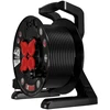 Plastrol EXTREME LINE prailginimo laido ritė, 4 lizdai, su/be IP44, 16A, H05RR-F, 3x1.5, 40m, juodas, W-100030