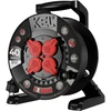 KEL Przedłużacz bębnowy extrem line, 4x2p+su, ip44, 16a, h07bq-f, 3×2,5, 40m, juoda