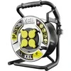 Kel Plastrol HEAVY LINE prailginimo laidas; 4x2p + Z; IP44; 16A; H05RR-F; 3x1,5; 30m; juoda (W-99261)