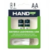 Plastrol Įkraunama baterija USB-C 2600mWh 1733mAh 2xAA