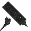 Plastrol PRZEDŁUŻACZ PS-370/3,0 E JUODA 3G+0 3M 10A W-98177