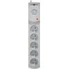 KEL Listwa zasilająca su bezpiecznikiem i układem przeciwprzepięciowym professional, 5 gniazd, 2 porty usb, ilgis 5m, 10a, 230v, 2300w, pilka