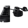KEL Plastrol Listwa zasilająca przeciwprzepięciowa 5-gniazd + 2 x USB 5M juoda 10A 2300W W-100045