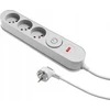 Plastrol maitinimo juosta Plastrol Filtras W-00016 maitinimo juosta su apsaugos nuo viršįtampių sistema, trimis lizdais, jungikliu, pilka