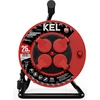 Kel Plastrol ProFESIONAL LINE kanalizacijos įvadas; 4x2p + Z; IP44; 16A; H05RR- F; 3x1,5; 25m; Juodas (W-97054)