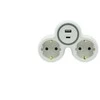 Plastrol Rozgałęźnik dwukrotny, 2x gniazda wtyczkowe su uziemieniem schuko, 1xgniazdo usb a, 1xgniazdo usb c