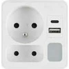 PLASTROL DVIGUBAS ŠAKOTUVAS SU LEMPUTE 1x USB + 1x USB C