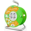 Plastrol Standartinis linijos būgno prailginimo laidas 30m H05V-F 3x1.5 4xGS 16A oranžinė (W-98949)