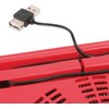 Platinet COOLER PAD ICE BOX Raudona 14CM FAN USB (OMNCPIR)