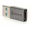 Adapteris USB Platinet USB-A - USB-C Sidabrinė (PMMA9050)