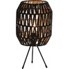 Platinet PLATINET STALINĖ RATTAN LAMPA LAMPA RATTANOWA DARK BROWN CAPRI [45752]