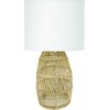 Platinet PLATINET STALO RATTAN LAMPA LAMPA RATTANOWA Baltas SHADE KORFU [45753]