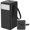 Išorinė baterija POWER BANK Platinet Flashlight 60000mAh (4xUSB; 2xType-C; usb-C cable; 65W) juoda