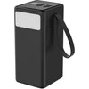 Išorinė baterija POWER BANK Platinet Flashlight 60000mAh (4xUSB; 2xType-C; usb-C cable; 65W) juoda