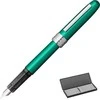 Platinum Amžinasis rašiklis Platinum Plaisir Teal Žalias, M, žalias matt