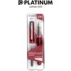 Platinum Amžinasis rašiklis Platinum Prefaunte Crimson Raudona, F, plastiko pakuotės, ant lizdinės plokštelės, Bord