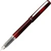 Platinum Amžinasis rašiklis Platinum Prefaunte Crimson Raudona, F, plastiko pakuotės, ant lizdinės plokštelės, Bord