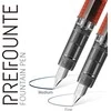 Platinum Pióro wieczne Prefounte Crimson Raudona, M, w plastikowym opakowaniu, na blistrze, bordo spalvos