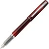 Platinum Pióro wieczne Prefounte Crimson Raudona, M, w plastikowym opakowaniu, na blistrze, bordo spalvos