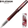 Platinum Pióro wieczne Prefounte Crimson Raudona, M, w plastikowym opakowaniu, na blistrze, bordo spalvos